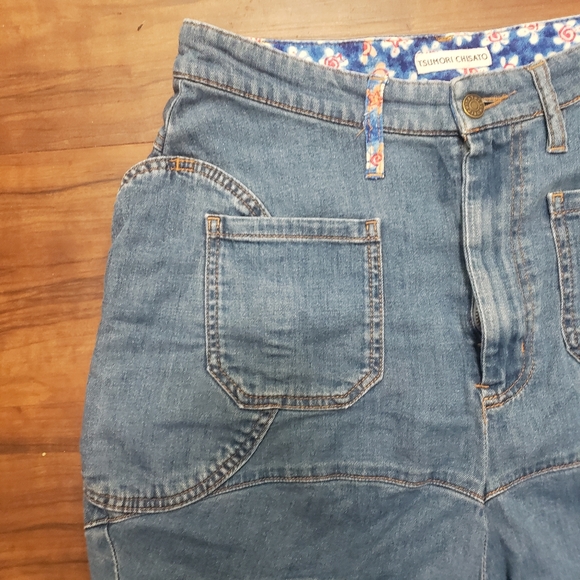 Issey Miyake x Chisato Tsumori Vtg Baggy Drop Crotch harem cuffed denim short 10 - Picture 8 of 14